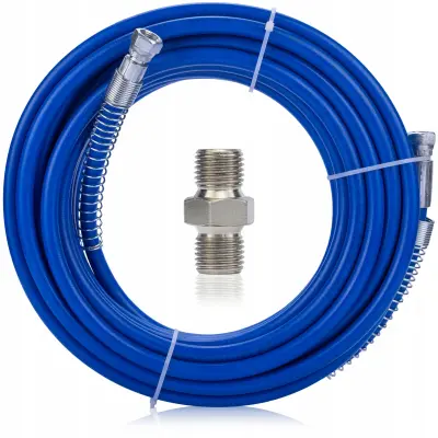 Crijevo Za Airless Rasprsivac 15m TPU – Plavo | Kompatibilnost s Wagner Graco | 1/4" Navoj