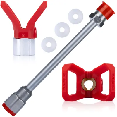 Set Pribora Za Pištolj Za Bojanje – Lance 30cm, 4x Brtva, Mlaznice Guard | Kompatibilnost Sa 7/8'' Navojem