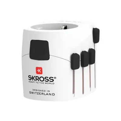 Skross, univerzalni putni punjač 6,3 A, bijeli