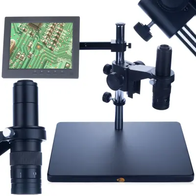 Digitalni Earth Pro MCEP-0.5X Mikroskop – 7-45x Zoom | C-Mount 25mm, 360° Rotacija