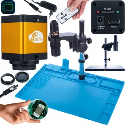 Earth Pro MCEP-0.5X Mikroskopski Set + PEGASUS Pro 12MP Kamera – HDMI, Silikonski Pod 480x320 Mm