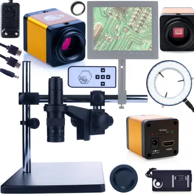Digitalni Earth Pro MCEP-0.5X-PZRR Mikroskop – 7-45x Zoom | 56xLED Osvjetljenje | Kamera PEGASUS