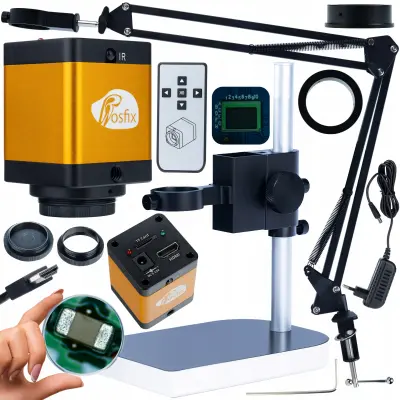 Set Za Digitalnu Mikroskopiju ODM-180X + ODM-100X + PEGASUS Pro KMPP-HDMI-TF 12MP – Visoka Preciznost i Stabilnost | HDMI 720P, 12 MP, Aluminij