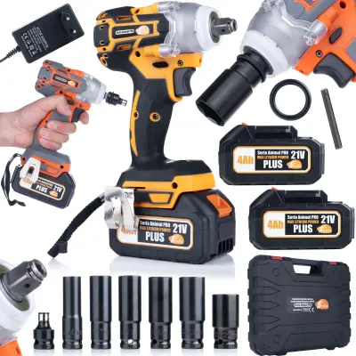 Akumulatorski Udarni Čekić Orange Doberman 21V OD21V – 350 Nm | 2x 4Ah Li-Ion Baterije, Set Pribora