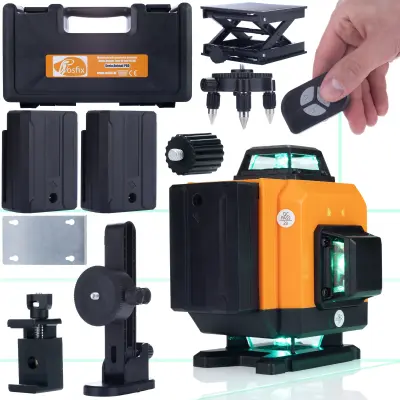 Orange Tiger ROT16L Laserski Nivelir – 16 Linija, IP54, 360° | Samonivelirajući, 25 M Domet