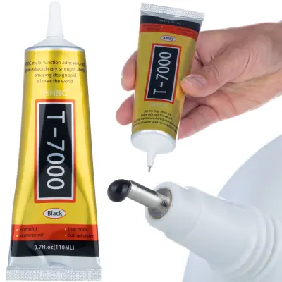 Univerzalno Ljepilo T-7000 110ml – Preciznost i Trajnost | Crna Boja, 3 Min Sušenje