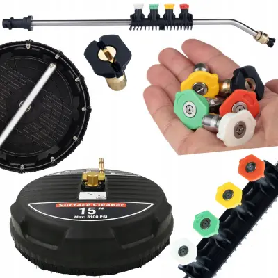 Set Za Čišćenje Visokog Tlaka – T-Racer 15" + Lance 1/4" | Max 160 Bar, 60°C, 5 Mlaznica