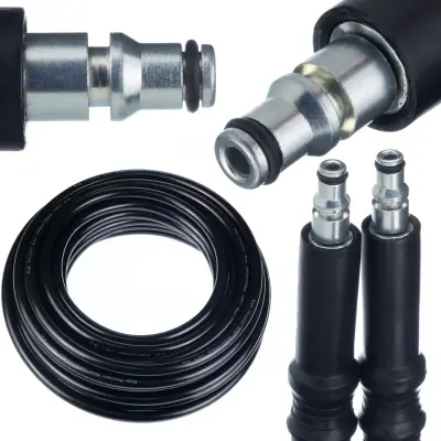 Crijevo Visokog Tlaka 10m Quick Connect – Zamjenski | Kompatibilnost s AR Blue Clean/Michelin/Black Decker/Makita/Stanley | Maksimalno 200 Bara