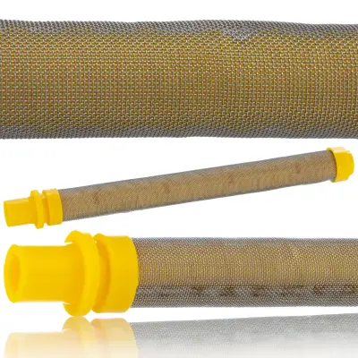 Prstasti Filtar 100 Mesh Žuti – Kompatibilno s Wagner, Titan, Yato, Powermat | Duljina 100mm