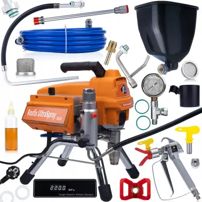 Raspršivač Bez Zraka Tornado RT3 UltraSpray – 2200W, 22MPA, 2.5L/Min | LCD, Elektronska Regulacija