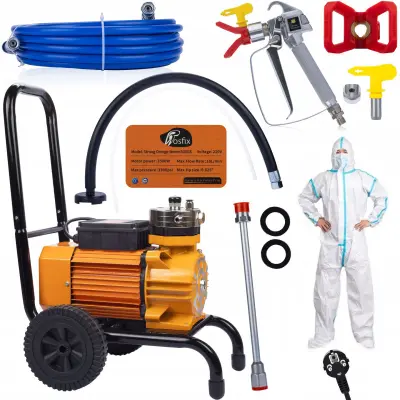 Bezzračni Raspršivač Strong Orange Storm SOS03 – 3500W, 22MPA, 18L/Min | Set Kombinezona