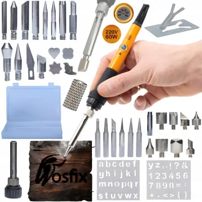 Set Lemilica 8-u-1 Rosfix OP60W – Precizna Regulacija | 30 Dijelova Za Drvo