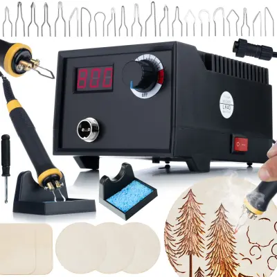Outfit Za Pirografiju Black Fenix RBB60W – 60W Snaga, 20 Nastavaka | Regulacija Temperature