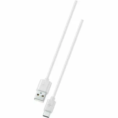 Kabel PLOOS, USB-A na USB-C, 100cm, Bijeli
