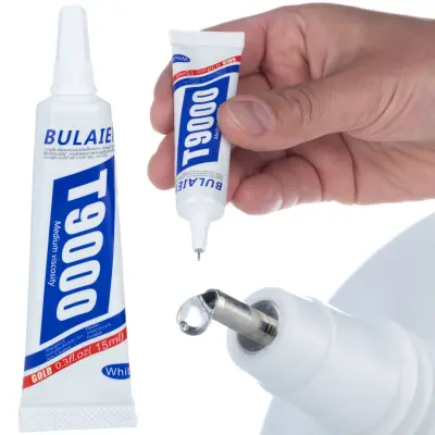 T-9000 Ljepilo – Višenamjenski Prozirni Ljepilo 15ml | Bez Mirisa, Nežuti, Nekorozivni