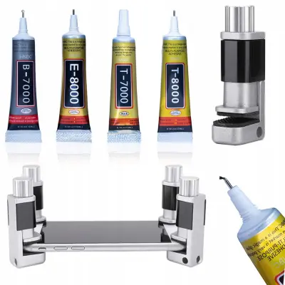 Set Za Popravak LCD Curtain – Mini Stisak + 5x Rosfix Ljepilo (T-8000, T-7000, B-7000, E-8000) | Točnost i Točnost