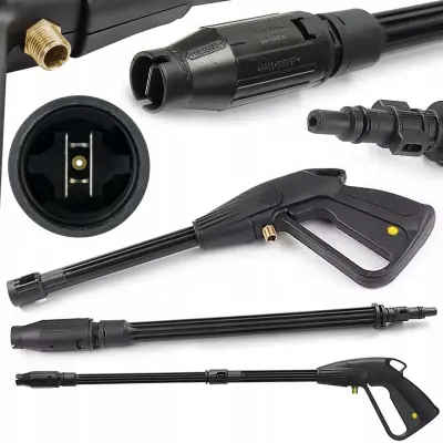 Pistolj Za Visokotlačno Pranje – Kompatibilno s Karcher K2-K7, Bosch, Lavor | Navoj M14, Duljina Lance 40 Cm