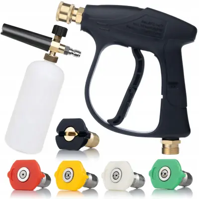 Set Za Visokotlačni Čistač 4350PSI – Pjenilica 1000ml + 5 Mlaznica | M22, 300 Bara
