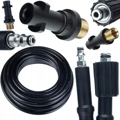 Crijevo Visokog Tlaka 10m M22-QC Lavor – 200 Bar, 60°C | Kompatibilnost s Kärcher K2–K7