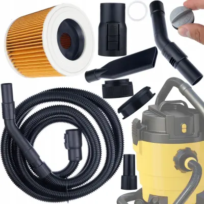 Set Crijevo 4m + Filter Za Perilicu Posuđa – Kompatibilan s Kärcher MV2 MV3 WD2 WD3 | Poliester, 11,5x12,3 Cm