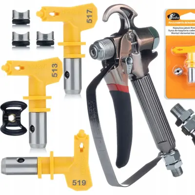 Pištolj Za Bojanje TurboJet TJ1 – Set s 3 Mlaznice | Točnost i Točnost