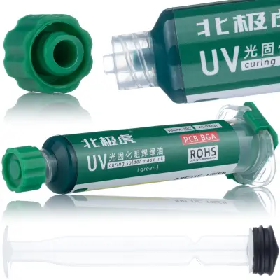 Zelena Soldermaska UV 10ml – Brza UV Utvrda | Zaštita PCB, Neprovodna
