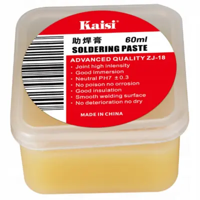 Za Lemljenje ZJ-18 – Žuta Flux Pasta 60ml | Neutralan pH, Nema Korozije
