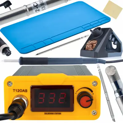 Stacija Lemilica T12 Orange Akbash T12OAS – Brza Zamjena | 200-450°C, 75 W, Silikonski Pod