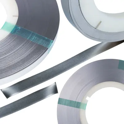 Niklovana Čelična Traka Za Zavarivanje 1m – 8mm Širina, 0.15mm Debljina | SPCC-5B Materijal
