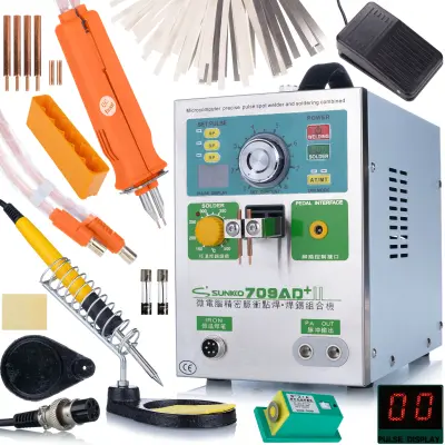 Aparat Za Zavarivanje Sunkko 709AD+ – Visoka Snaga i Preciznost | 3,2 kW, 30~800A, 150-480°C
