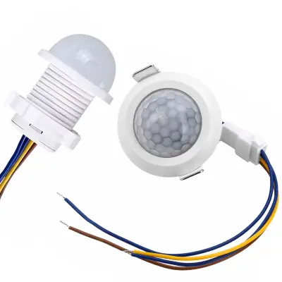 PIR Senzor Pokreta 230V 20mm – Automatsko Paljenje Svjetla | Kut 110°, Domet 4-6m, 40s