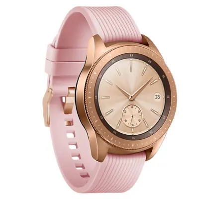 Samsung Galaxy Watch 42mm narukvica 20mm mekana silikonska zamjenska ružičasta (S) Ružičasta