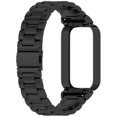 Narukvica od nehrđajućeg čelika za Xiaomi Band 9 Active i Redmi Band 3 Crna