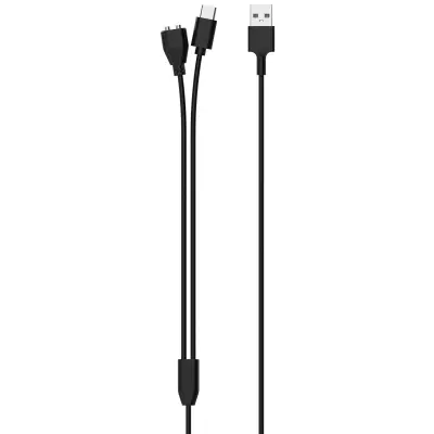 UgBow kabel za punjenje ogrlice za dresuru pasa Crna