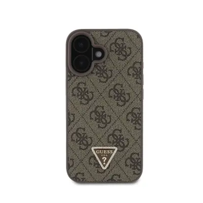 Maska za iPhone 16 izdanje 4G Strass Triangle metalizirana s remenom