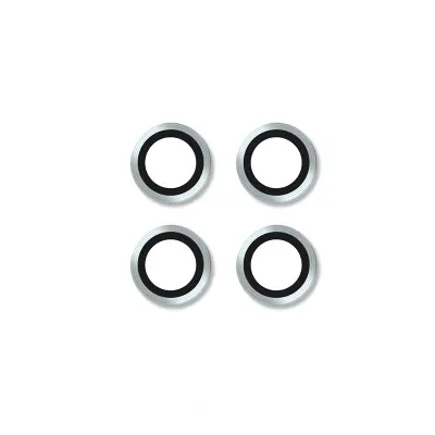 3-dijelni Srebrni Zaštitnik Leće Kamere Kompatibilan sa Xiaomi 14T Pro, Redmi Prstenom Stražnje Leće, Integriranom Folijom Kamere Eagle Eye Srebrna