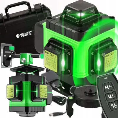 Baterija. 16 linija zelene građevinske laserske libele 2x 2400mah LL17P