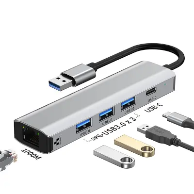 5-u-1 2208U Gigabit Docking Station Siva