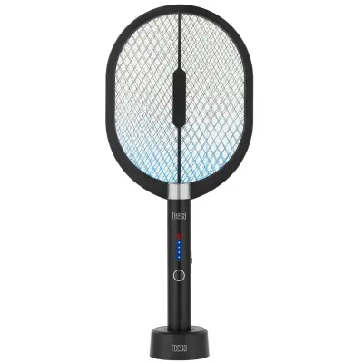 3u1 baterija. Električni reket UV LED ubojica insekata crni