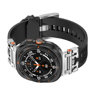 Remen za sat s kopčom za Samsung Watch 7 Ultra Crna