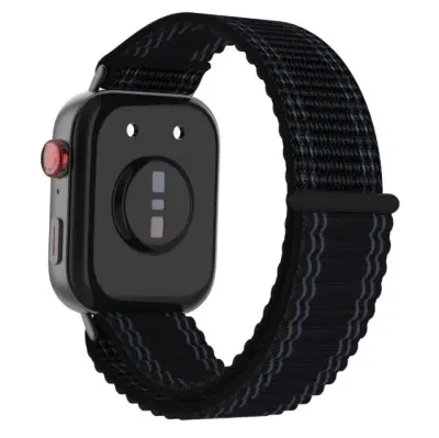 Huawei Fit 3 Remen za sat - Prozračna najlonska sportska petlja Crna