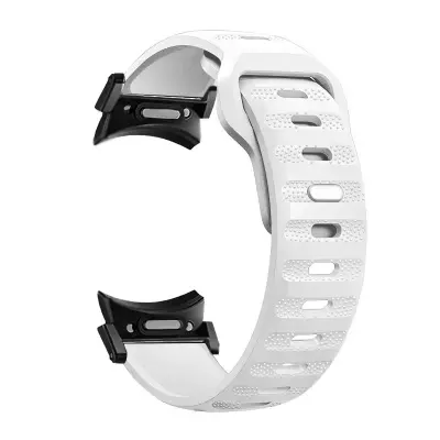Remen za Galaxy Watch 6/5/4 - Silikonski remen za sat s brzim otpuštanjem Crna+Bijela
