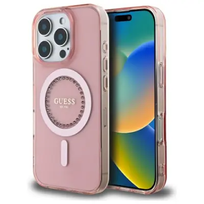 Zaštitna maska za iPhone 16 Pro Strass Ring MagSafe