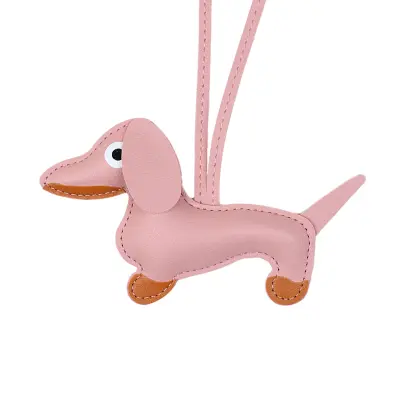Privjesak za torbu/ključev s jazavčarom Pink