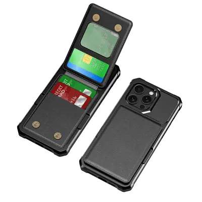 Google Pixel 8A Preklopna futrola s držačem kartica Crna