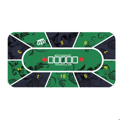 Podloga za poker stol Svetlo zelena