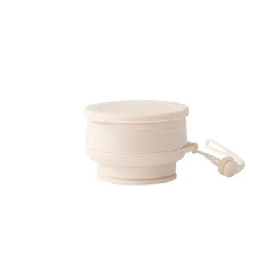 Sklopiva šalica - 350 ml Bijela silikonska sklopiva šalica Bijela