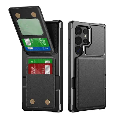 Zaštitna preklopna futrola za Samsung A54 Crna