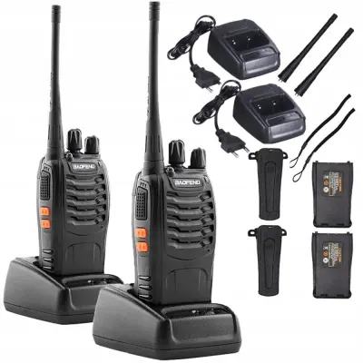 Set od dvije baterije. prijenosne radio stanice 1500mAh do 10km PMR