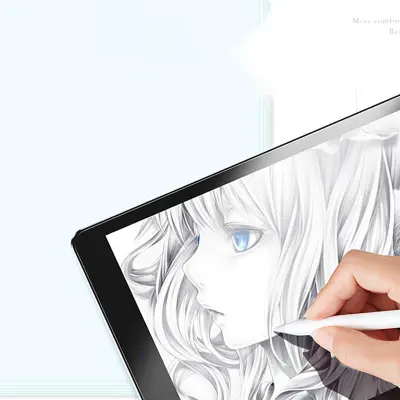 Zaštitnik zaslona s osjećajem papira za iPad 9.7 2017/2018 - Mat, Protiv odsjaja, za skiciranje i crtanje Proziran